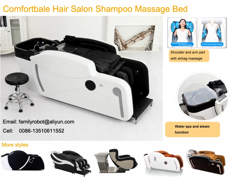 Salon Shampoo Lay Down Electric Massage Hair Wash Units