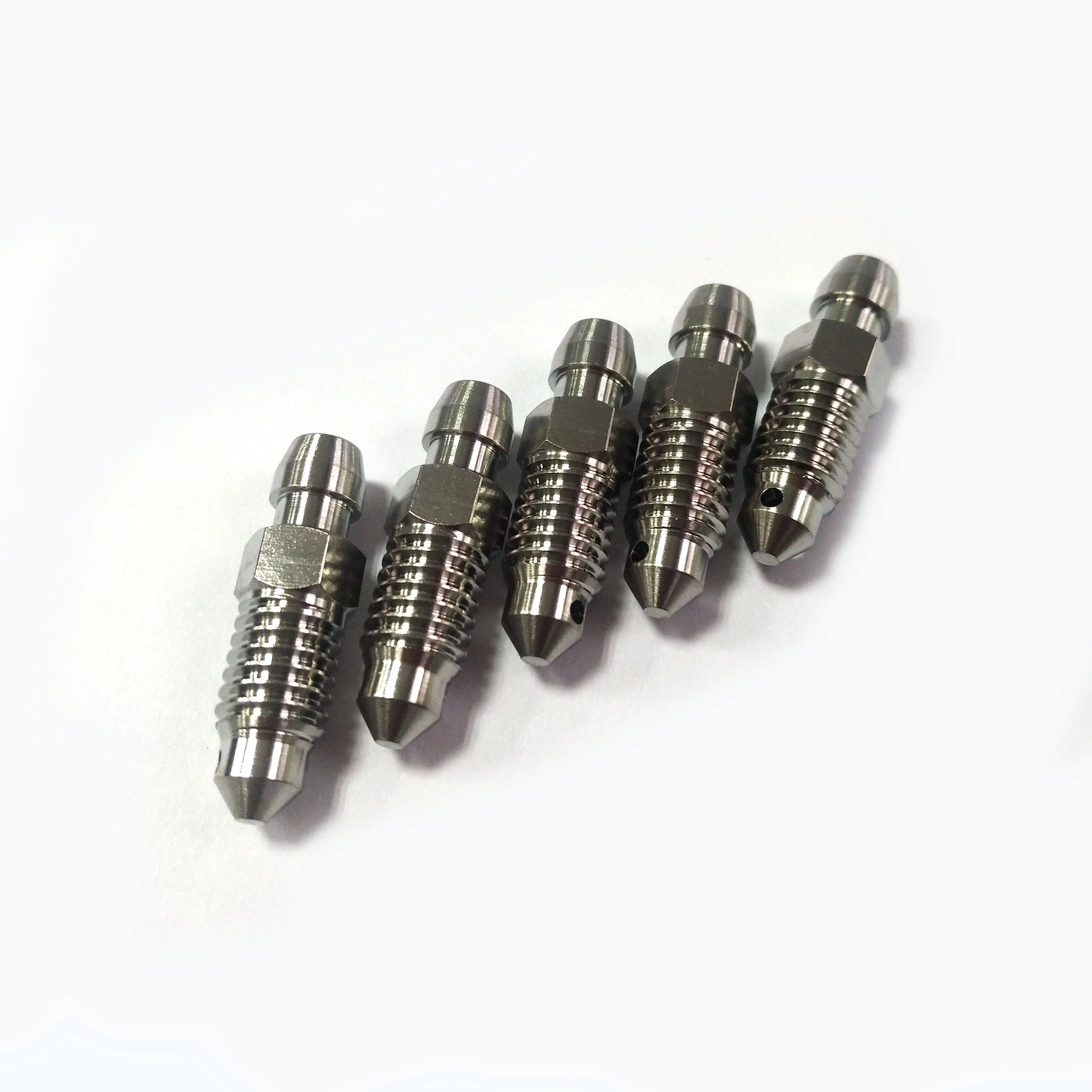 TOPSTAR Titanium Bolts M8 1.25mm Pitch Motorcycle Brake Caliper Bleed Nipple Screws