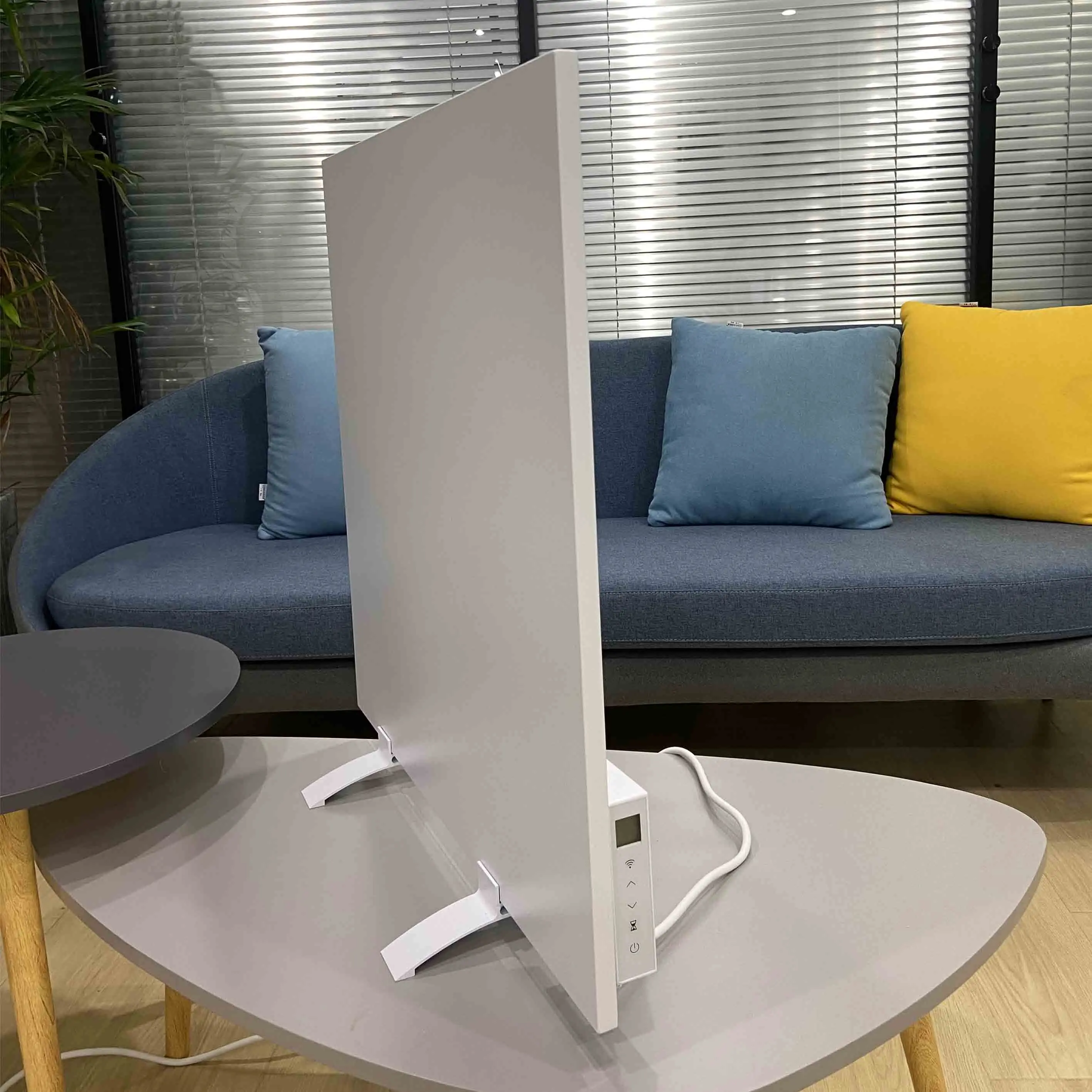 Home Use Far Infrared Carbon Crystal Panel Heater Aluminum Frame Wifi App Control Wall Heater