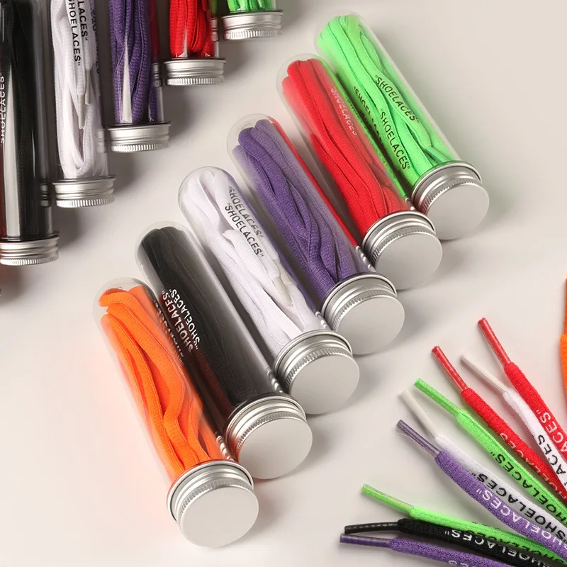 2019 Bulk Custom Logo Types  Plastic Tips Oval Printed Shoelaces for Sneakers