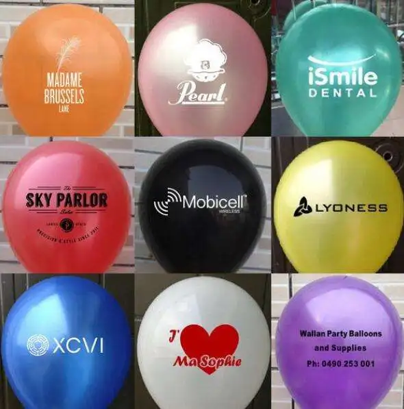 Custom logo printed latex balloons 10 12 36 inch metallic ballon balloon wedding birthday party decoration with your design