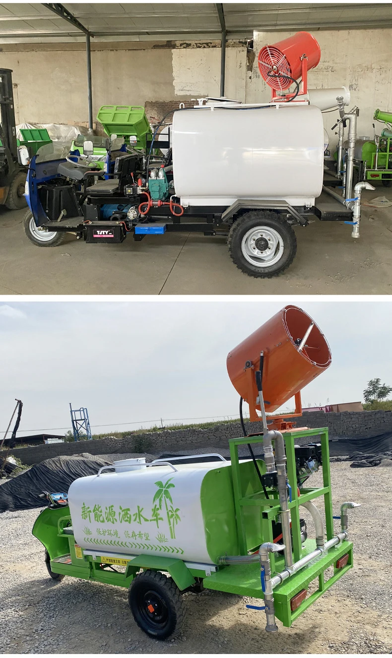 Multifunctional Mobile Water Mist Dust Suppression New Energy Sprinkler Pollution Control/dust Removal