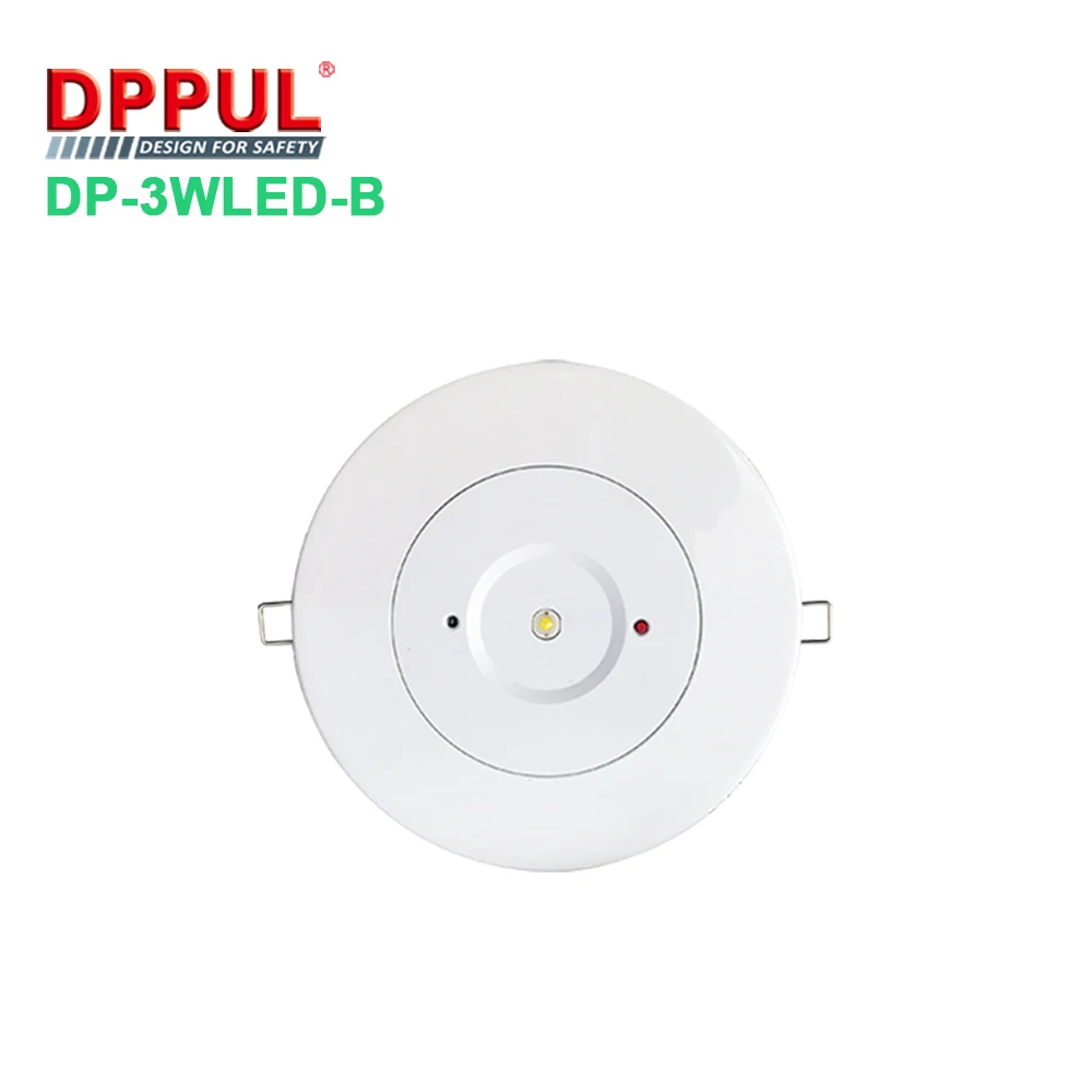  2021 High quality rechargeable recessed downlight led panel light emergency