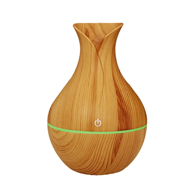 Portable Air Humidifier Ultrasonic 130ML Mini Car Humidifier Wood Grain USB Aromatherapy Diffuser Sprayer