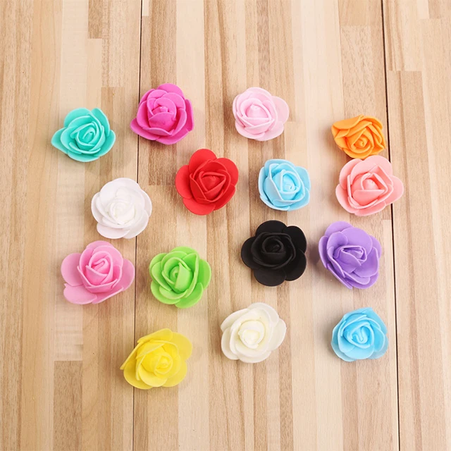 Manufacturer Wholesale Soap Flower Head Simulation Flower Rose Head Diy Base Soap Flower Head