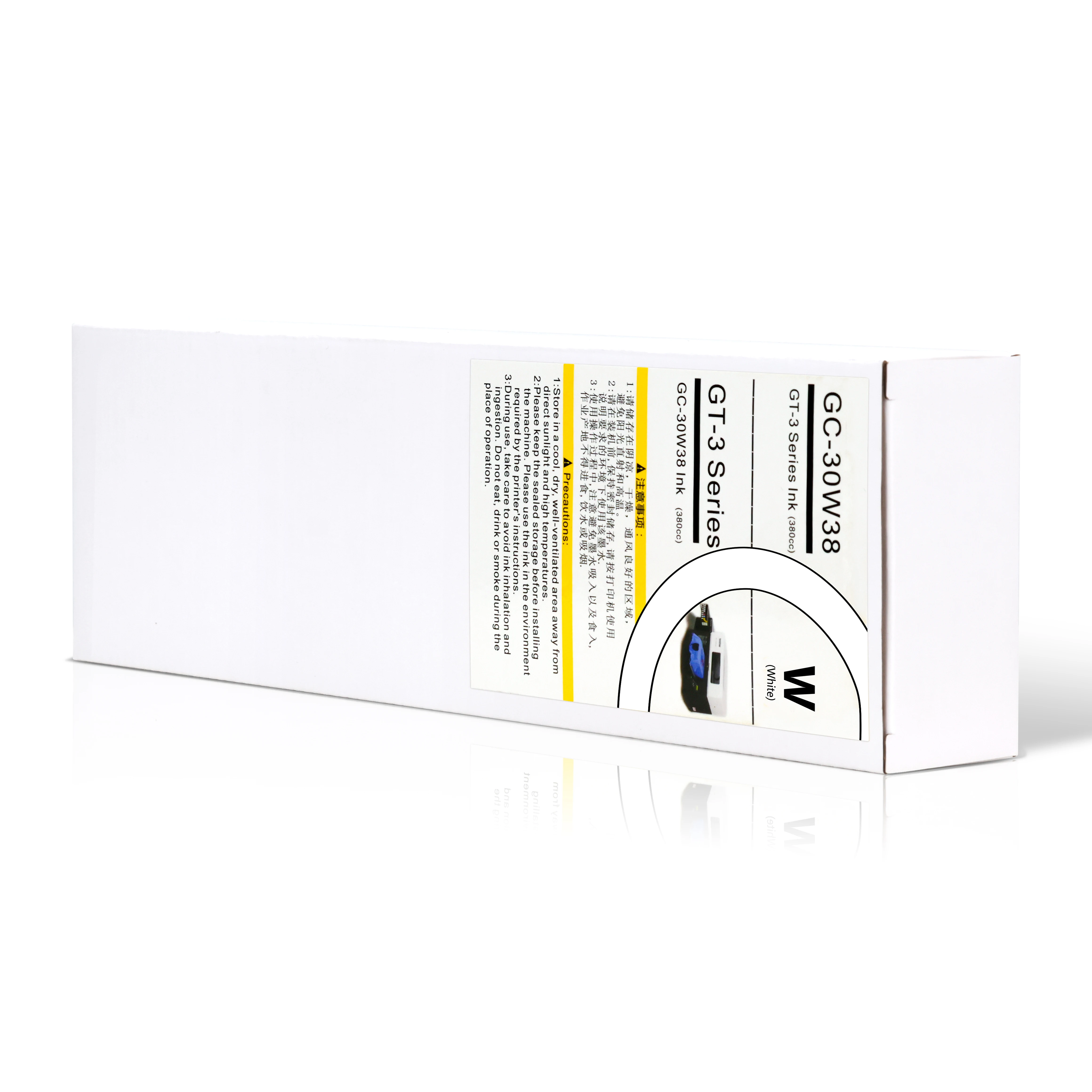 Xcellent High quality 380ml 5 Colors DTG bag ink Textile Ink For Brother GT381 GT341GT361 DTG Printer