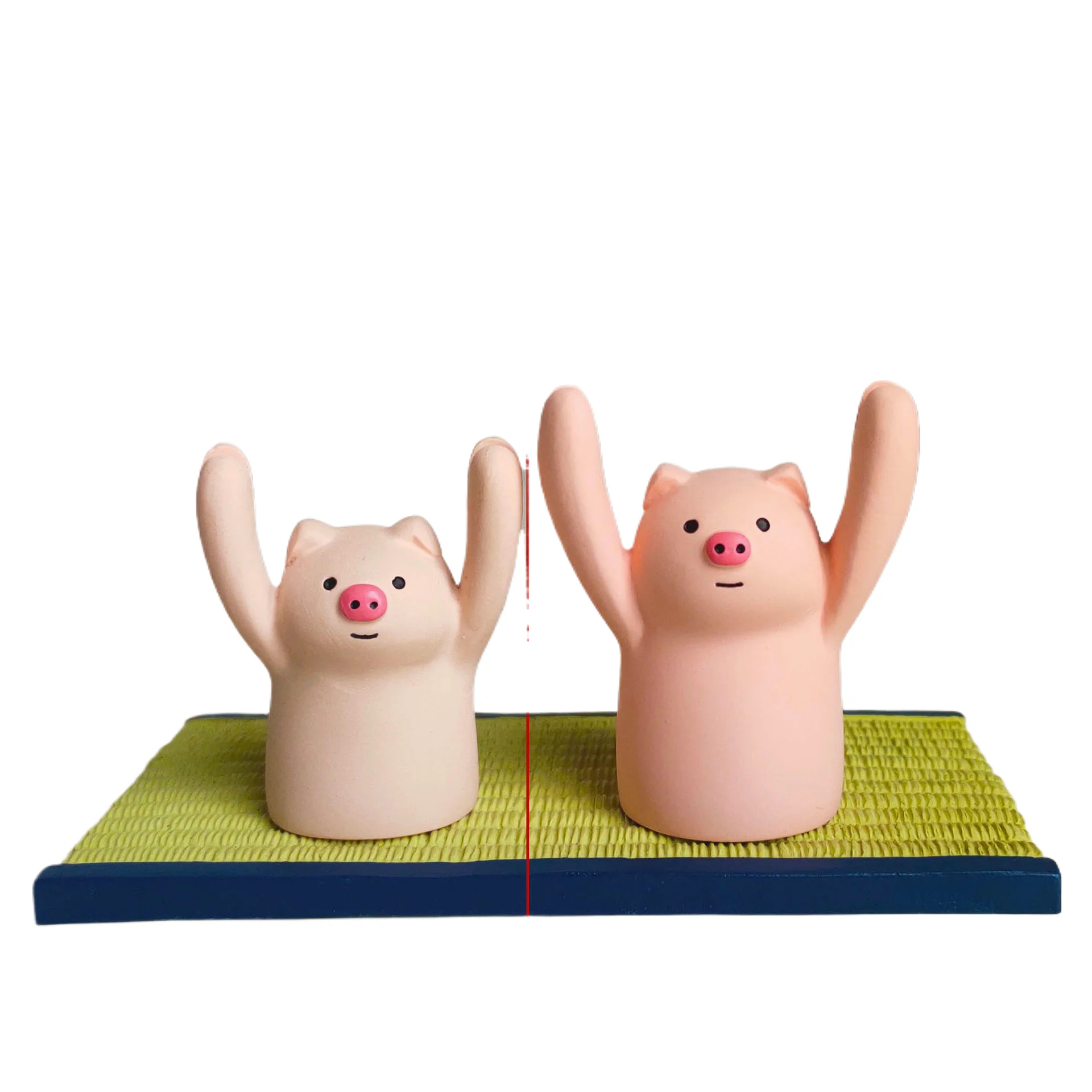 qingheng Japanese and South Korean girl heart cute hand pig message note clip photo cake decoration