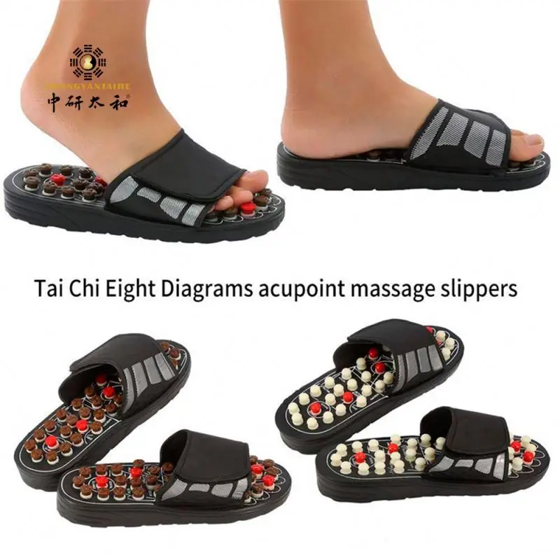 Therapeutic Reflexology Sandals Foot Acupoint Massage Shiatsu Arch Pain Massage Slipper
