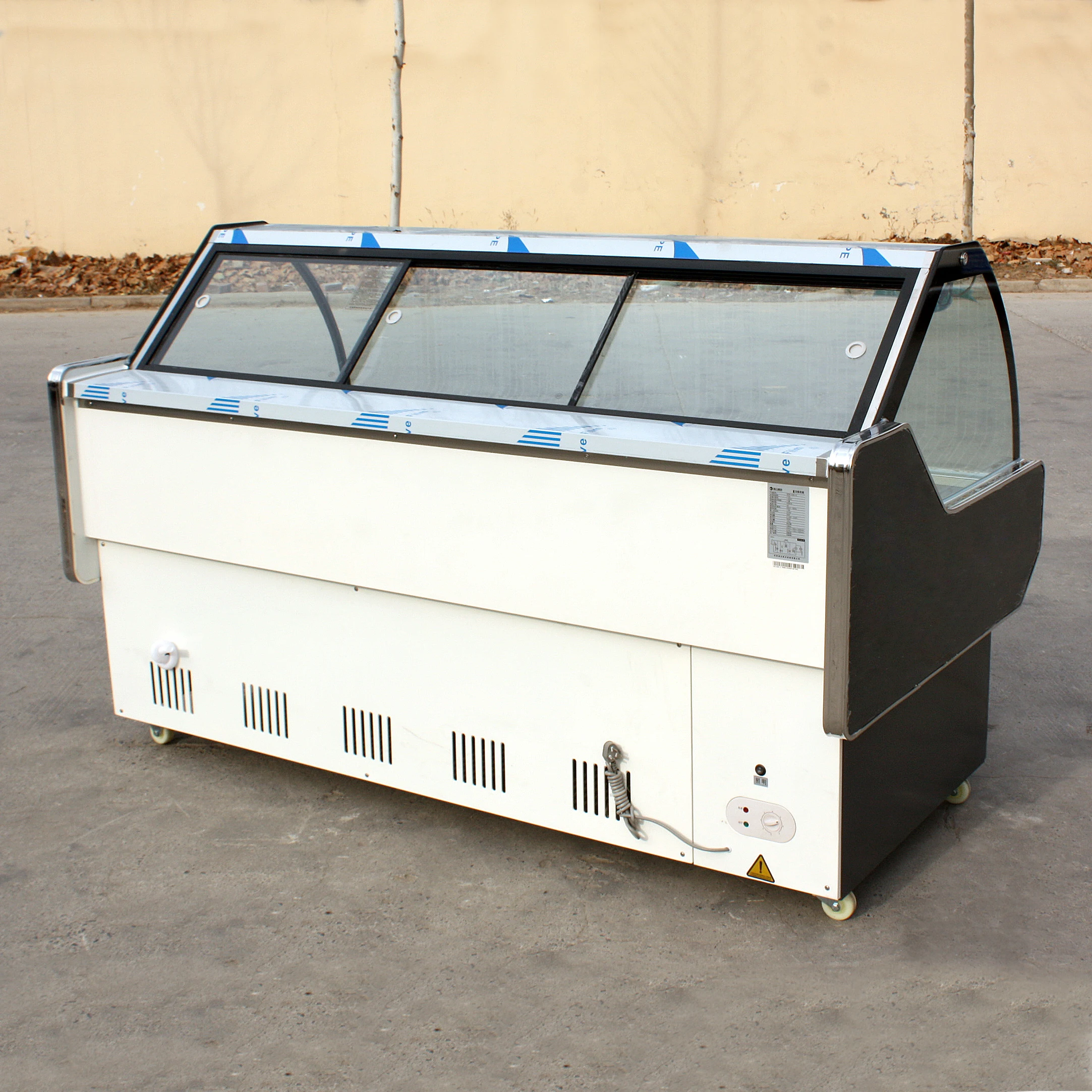 meat display fridge commercial restaurant cooked deli fresh meat chiller Food Display counter cabinet prepared food cooler