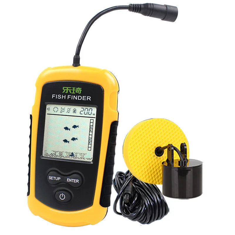 Portable sonar fish finder fish detector sonar lucky GPS gaarmin lowrance furuno wireless depth sounder fish finders