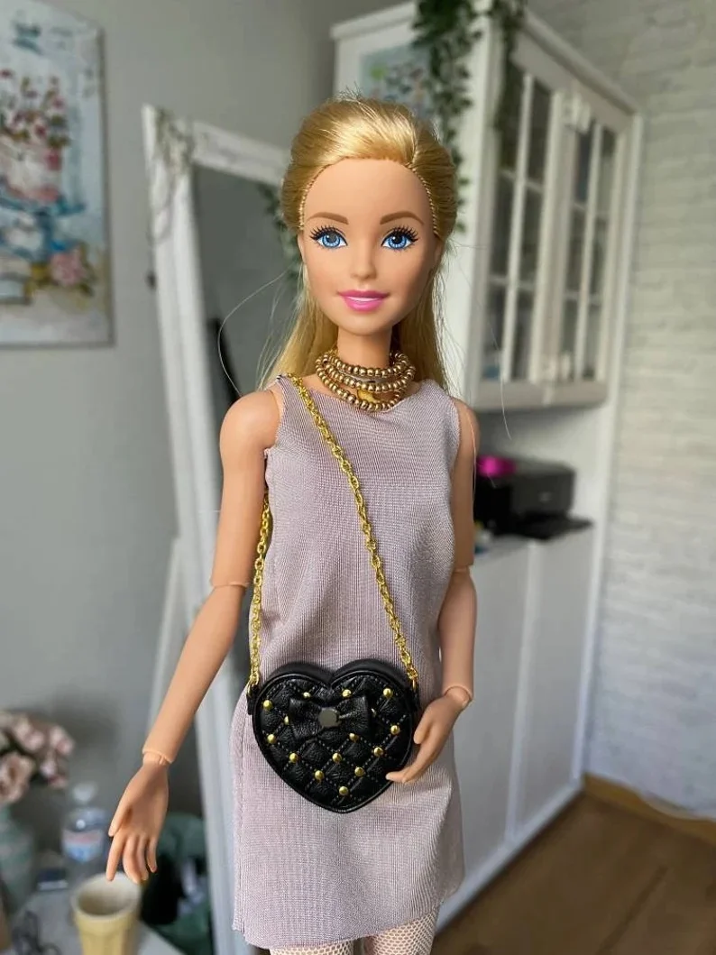 Miniature Bags for dollhouse,1/6 1:12 1:3 BJD doll/Ken/Royalty,Purse,High-end handmade customization