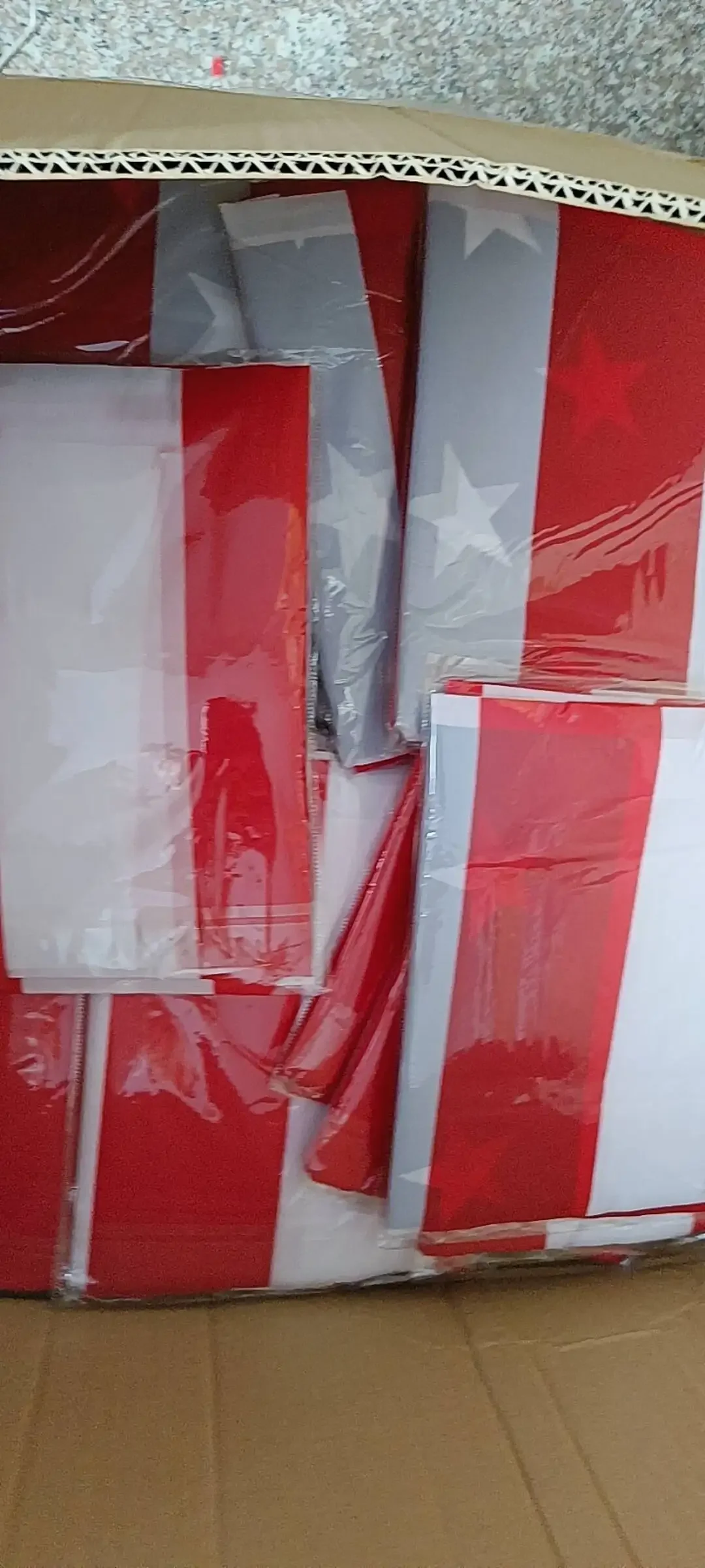 HN Factory Wholesale country white flag red cross Digital Printing 90*150cm USA Country Flag for Outdoor Events.