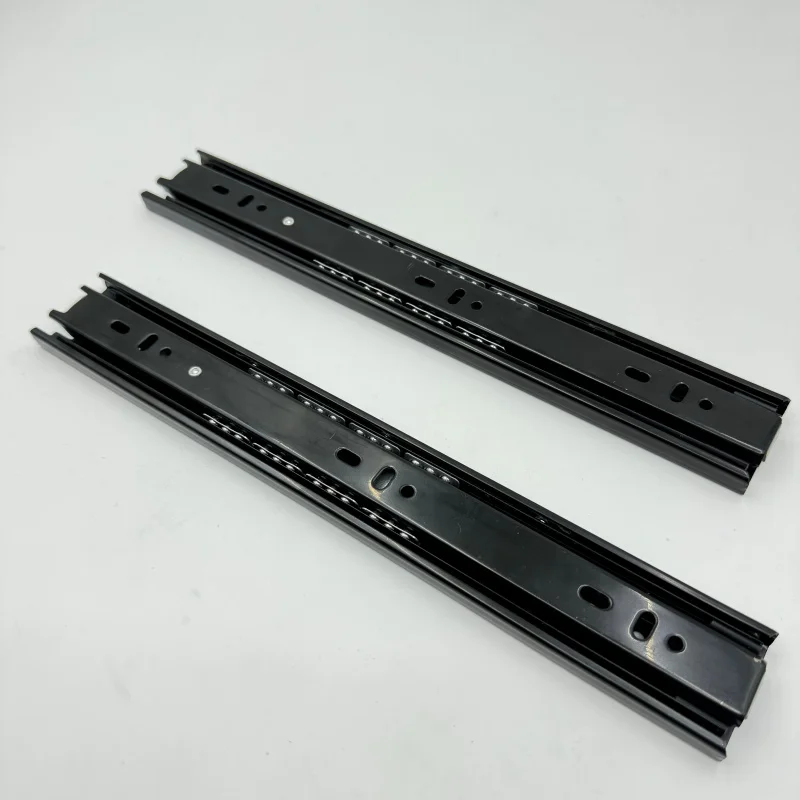 Full Extension 3 Fold Furniture Hardware Ball Bearing Telescopic Channel Kitchen Cabinet Drawer Slide