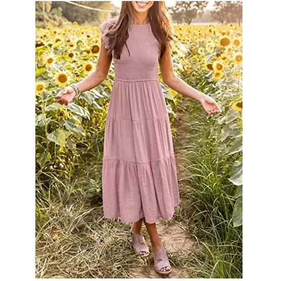 2022 New Style Fashion Dresses Women Lady Elegant Summer Dress For Selling