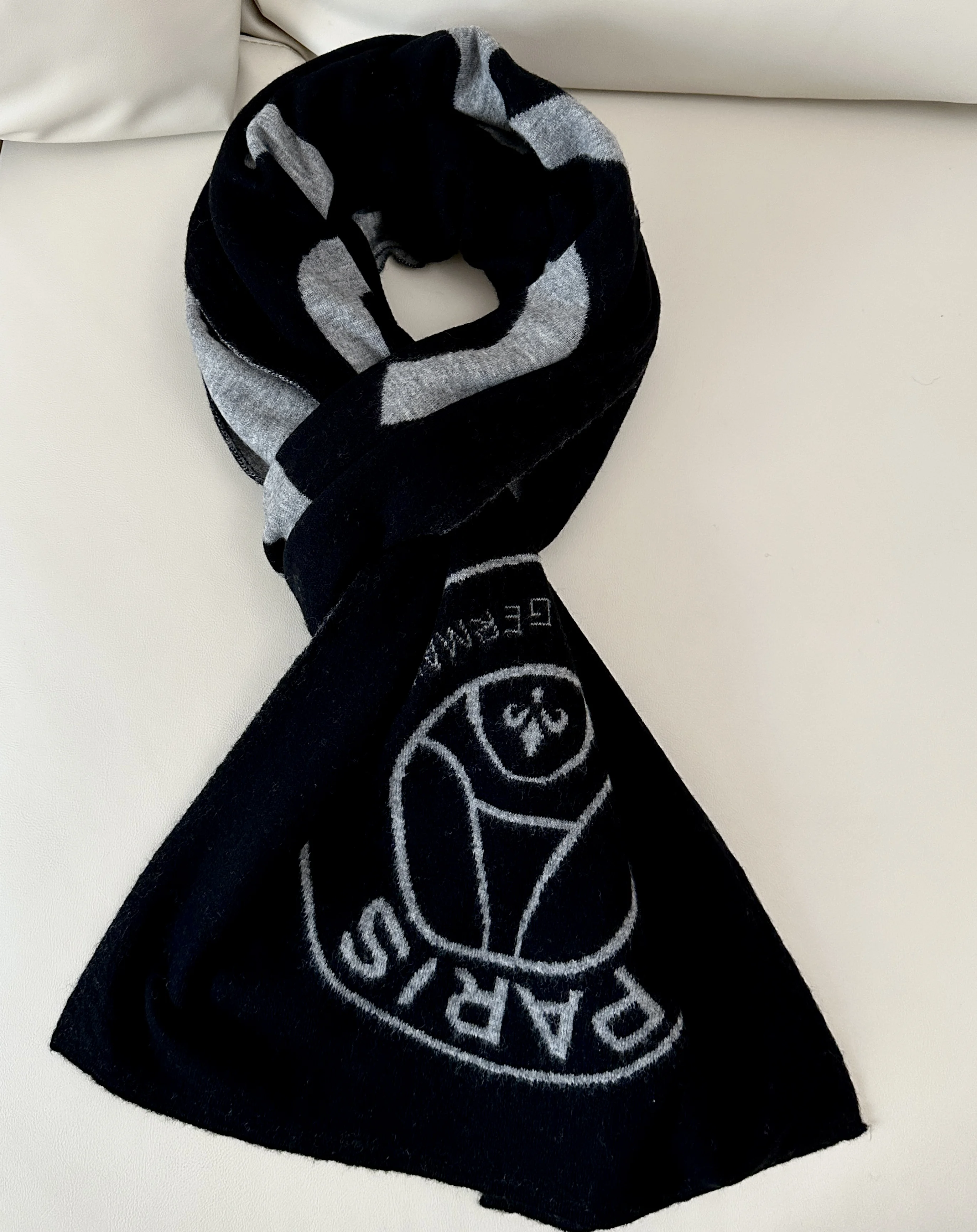 100% wool scarf fashion warm foreign style all-in-one male and female couples winter neck Scarf wholesale