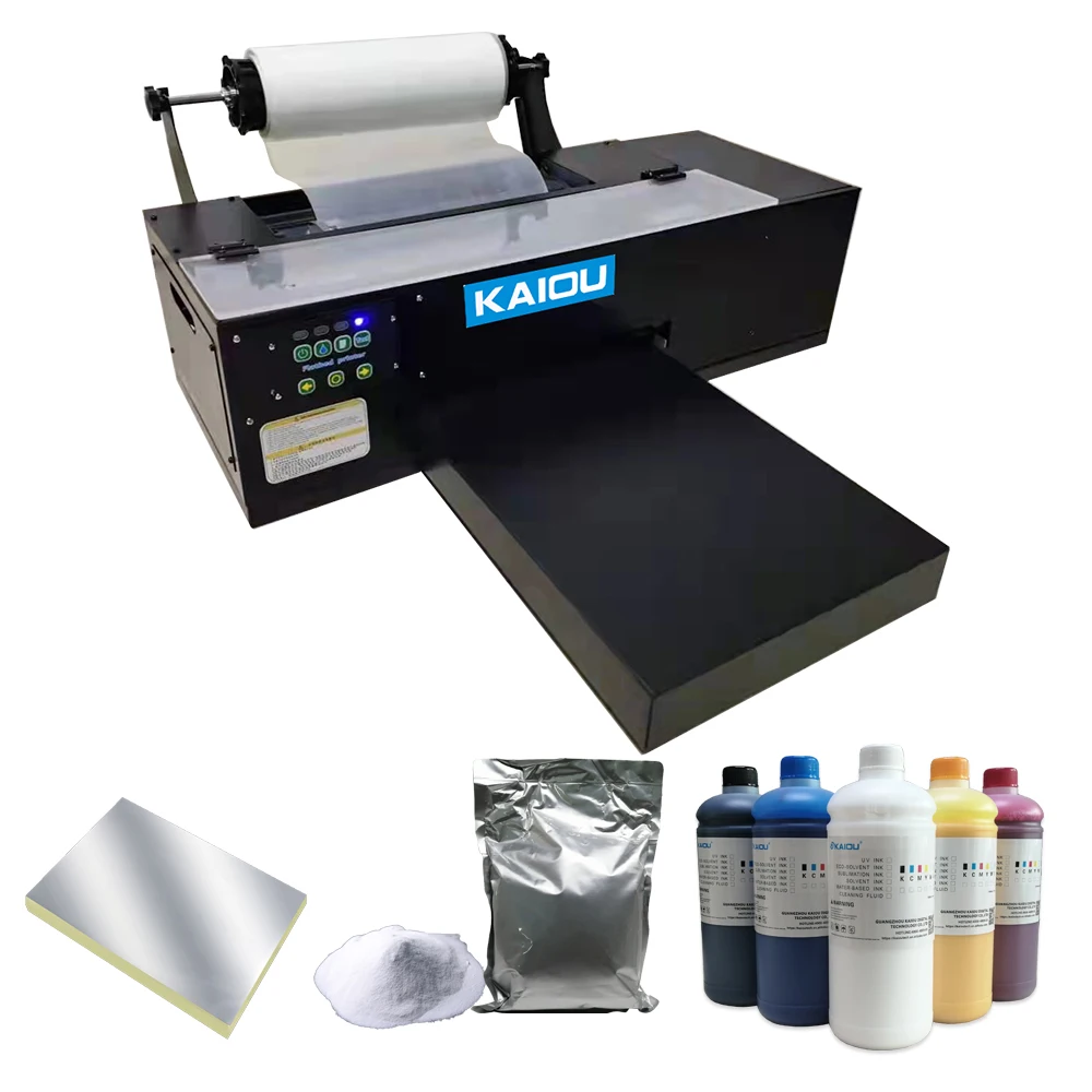Kaiou Factory Promotion High Quality Pet Film Kaiou A3 Simple Head L1800 dtf printer 1800 T-Shirt Printing