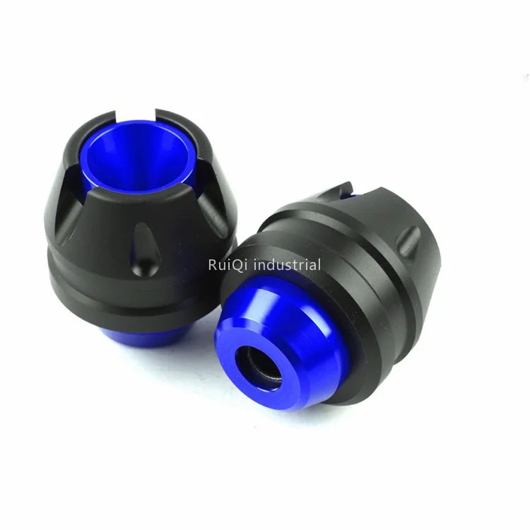 Oil transmission pipe connection buckle customized processing aluminum alloy shell CNC turning processing Black processing