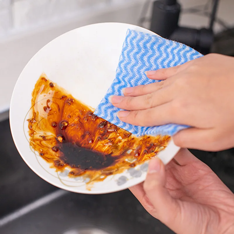 Quick Easy Cleaning Kitchen Paper Roll Disposable kitchen paper Nonwoven Cleaning Paper Towels Rolls