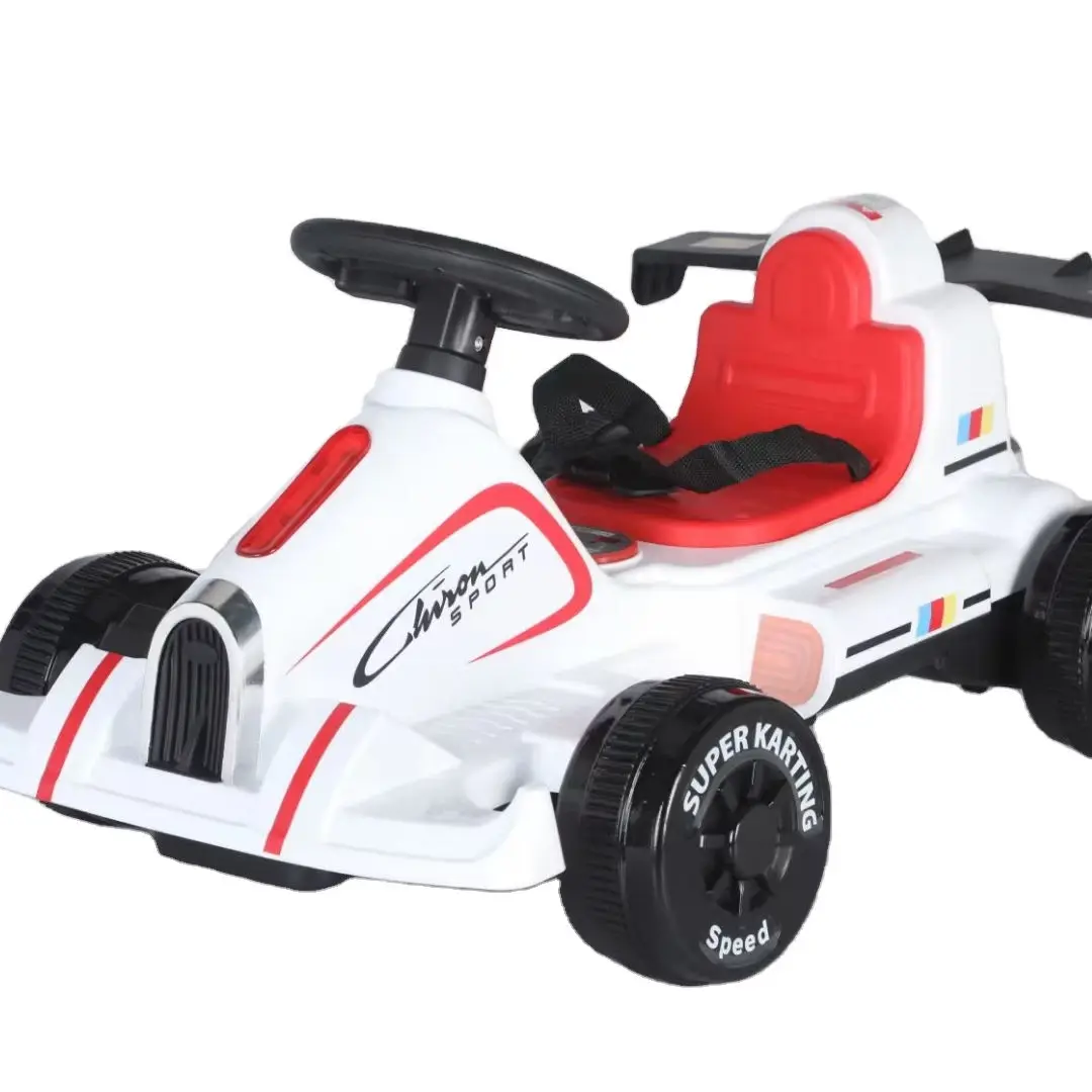 Unisex Kids Pedal Go-Kart Ride-On Toy High Quality Plastic Battery-Powered Car for Ages 2-7 Years