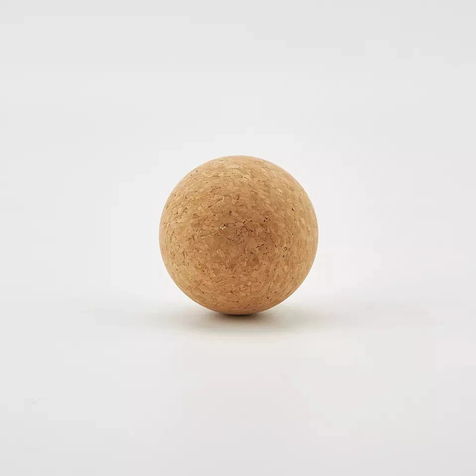 Wholesale Yoga Balance Ball Natural Sport Cork Foot Massage Ball for Yoga Exercises