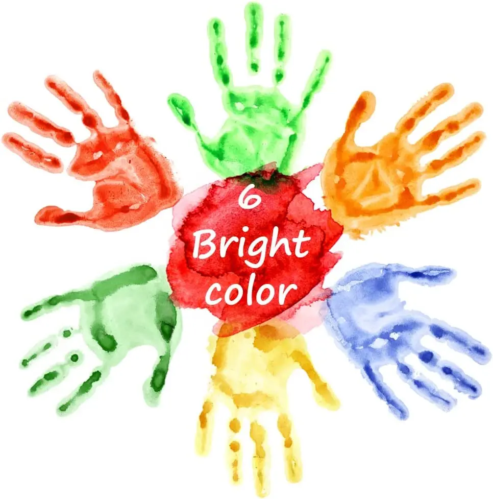 500ML Non-Toxic Washable Finger Paint  For Toddlers and Kids