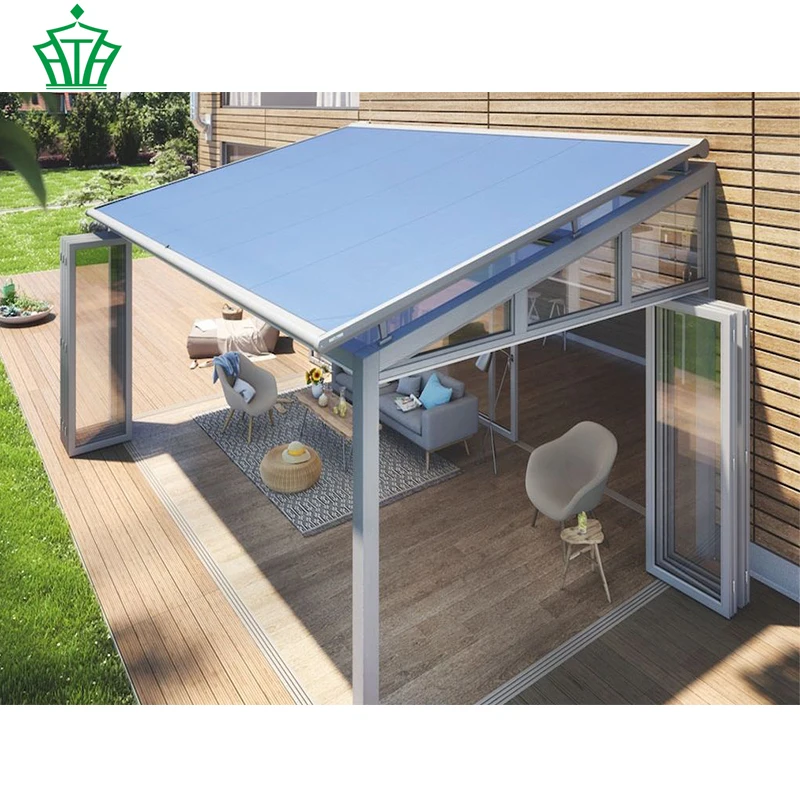 Prefabricate Aluminium Glass House/Sunroom/Green House/Conservatory Awning For Sale