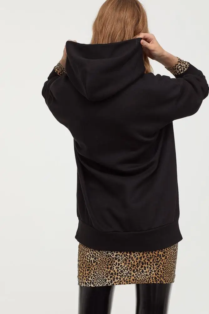 Fashion New Trendy Plain Pink Oversized Hoodie Women