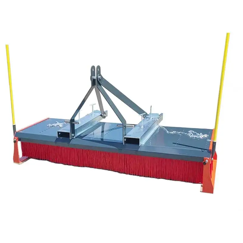 Tractor / fork lifting loader front mount sweeper machine