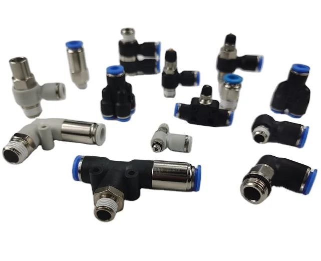 PL Male Elbow Plastic Push in Fitting Air Hose Fittings Penumatic Fitting