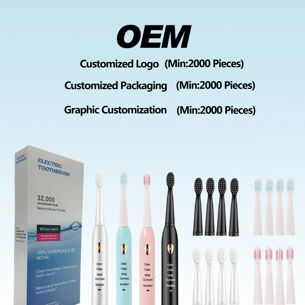 Wholesale powerful ultrasonic sonic usb charge rechargeable tooth brush washable electronic whitening buy electric toothbrush