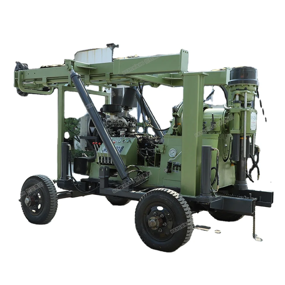 Hydraulic 600m Diamond Drilling Rig XY-3T