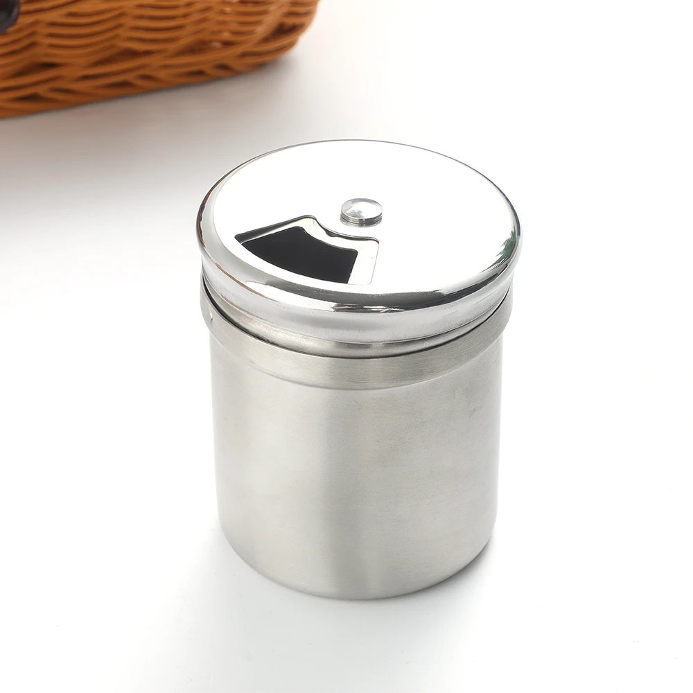 Factory Direct Sale Leakproof  SS304 cruet kitchen mini disposable salt and pepper shaker For BBQ Outdoor