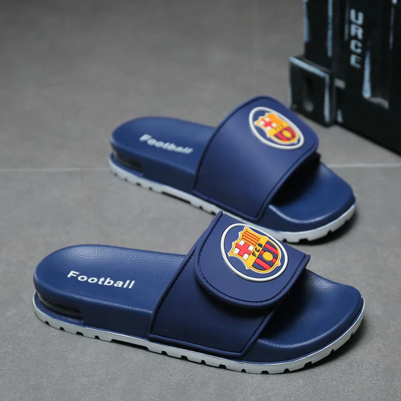 Football Slippers men unisex sandals quality Trendy Casual Slippers Student plus size Outdoor Non-slip Sports custom Slippers