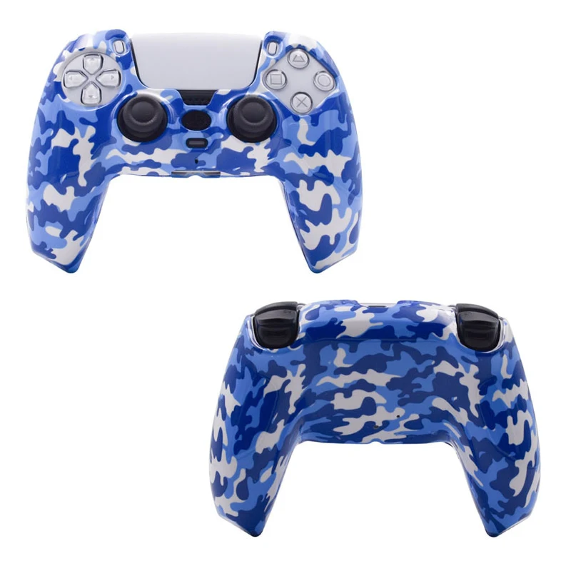 New Arrival Hard Gamepad Camouflage Plastic Game Consol Casefor PS5 Controller PlayStation 5