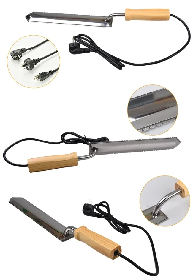 Electric Uncapping Knife Heating Scraping Honey Frame Cutter Bee Hive Tools For electric uncapping knife
