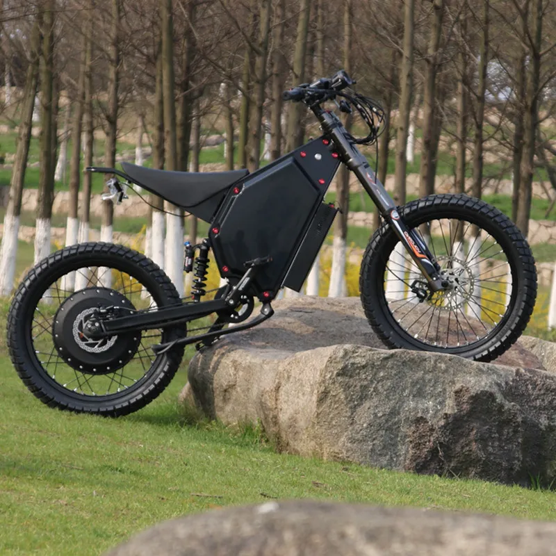 Stealth Bomber 72V Electric Downhill Dirt Bike Large Power 15000W & 12000W Designed for Adult Off-Road Use Lithium Battery