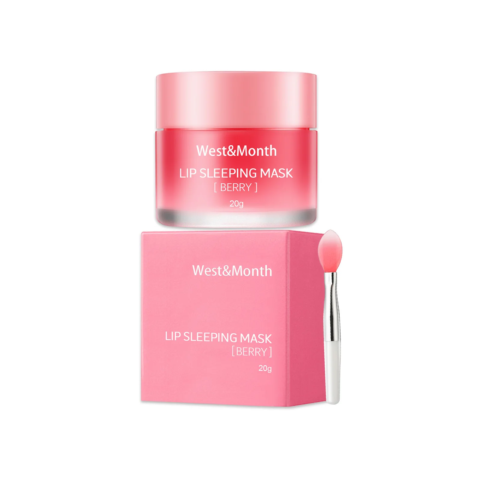 OMG New Arrival Private Label moisturizing Quick Repair Organic pink jelly gel lip care sleeping mask