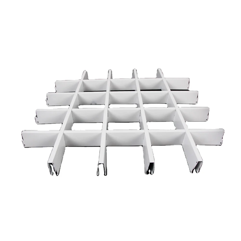 Fireproof Stretch Wave Baffle Ceiling Tile Custom Aluminum Sale Waterproof Cross Metal Customized Sound Irregular Training Style