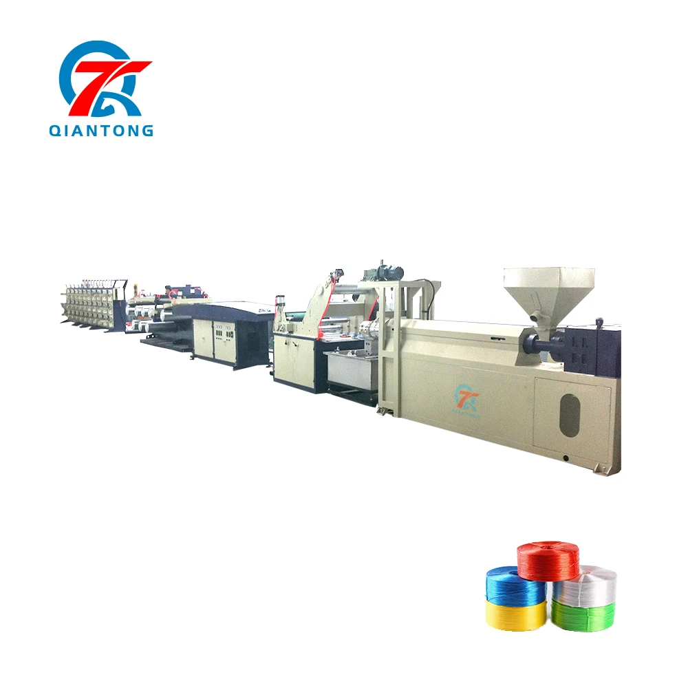 Cheap pp Raffia tearing film plastic spilit film extruder making machine for packing paper/fruit/vegetable (1600357296983)