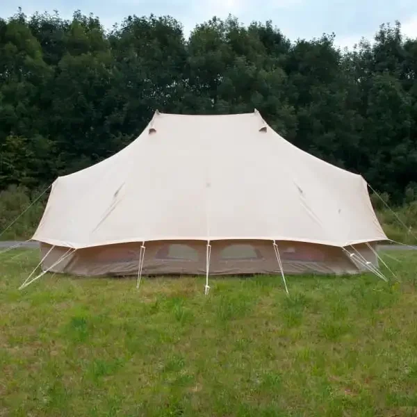 Luxury outdoor waterproof four season safari 6 meter glamping oxford bell tent emperor tent