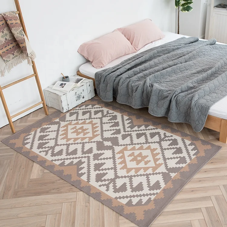 Factory price carpet custom area rug popular indian digital printing floor mat for living room decoration