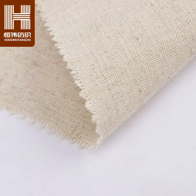 Wholesale Plain Style 70% Cotton 30% Hemp Fabric For Curtain