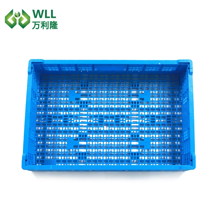 Cold storage packing folding warehouse plastic turnover storage containers bin container box foldable basket