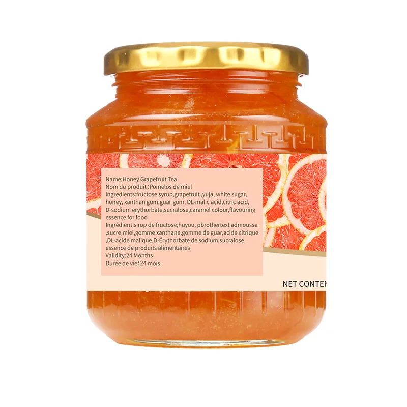Медовая банка, грейпфрут, варенье, Королевский медовый чай, лимонный сок, напиток, мед