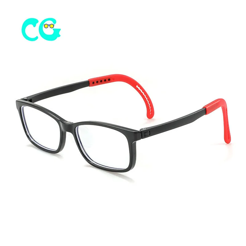 square Ultralight Flexible Soft Kids Frame Children Optical Spectacle Frame Glasses for Sight Eyeglass Lunettes De Vue Enfant
