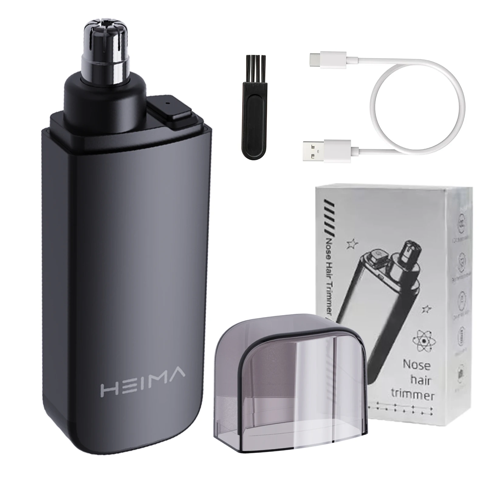 Electric Nose Hair Trimmer Implement Shaver Facial Nose Hair Scissors Neck Eyebrow Shaver Men Women Clean Trimer Razor Remover