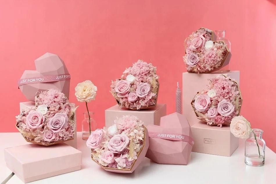 Hot Selling Wholesale hot sales decoration flower died eternal forever carnation preserved roses for Mothers day gift