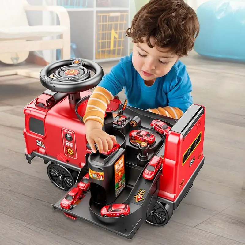 Baby Multi-function Car Toy Educational Garage Parking Lot Toy Sliding Baby Car Ride On Car For Kids