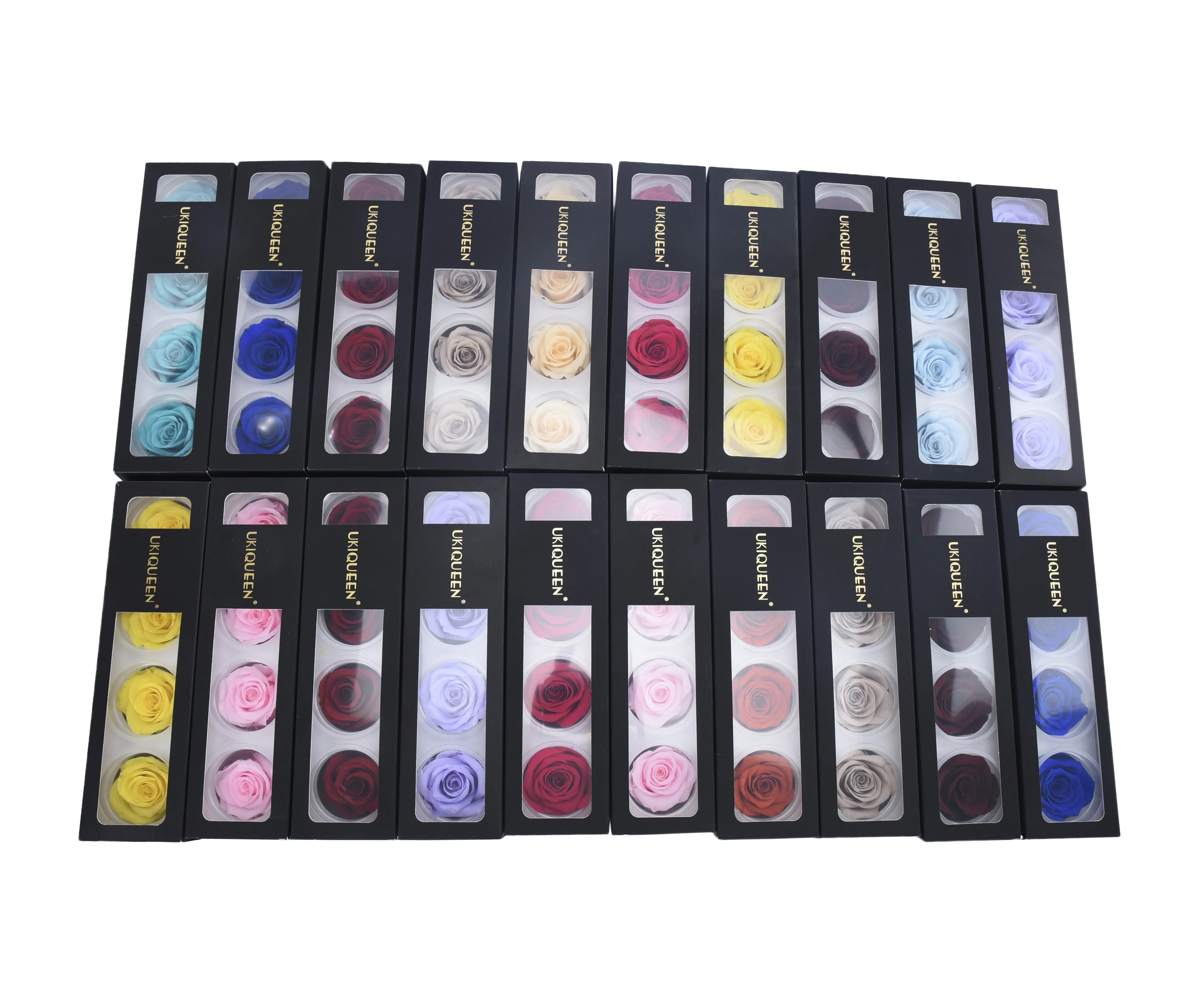 Original Factory Flower Material 6-7 cm Real Natural Eternal Forever Immortal Flower Head Preserved Roses