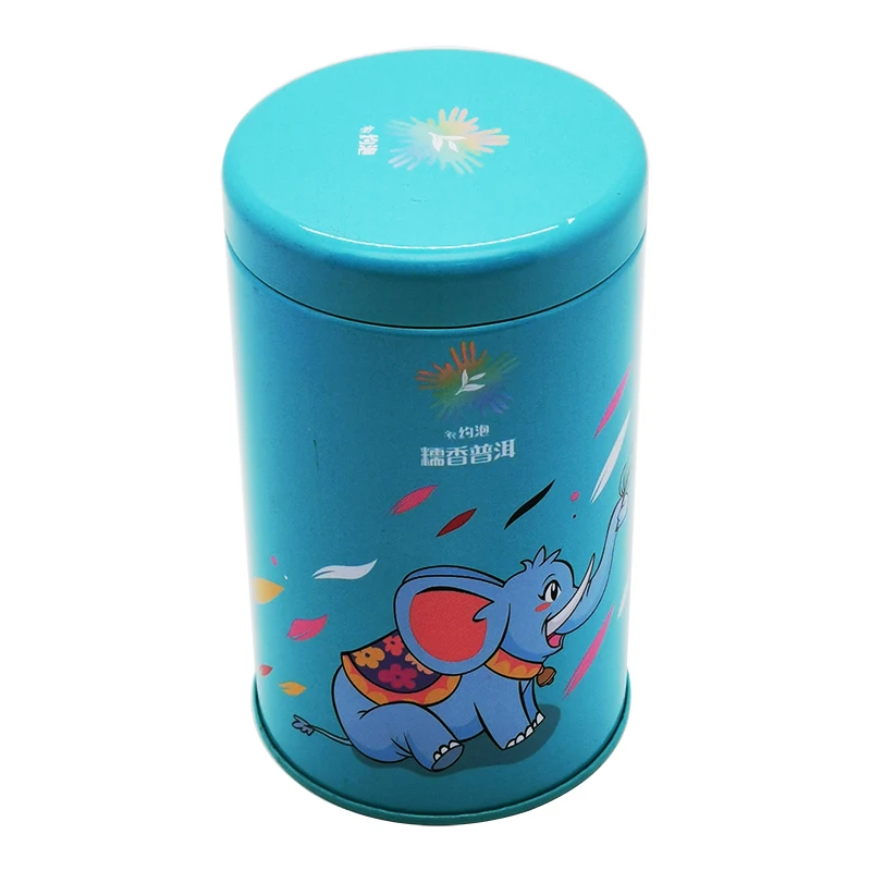 OEM/ODM Recycled High Quality Luxury Round Tin Can Packing Cute Coffee Metal Can